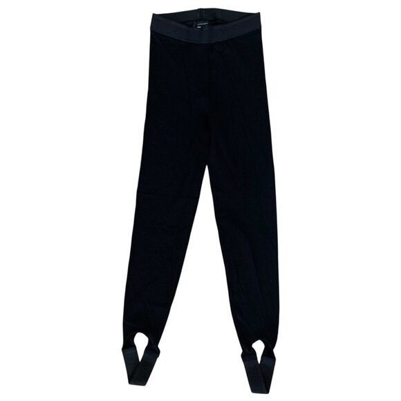 JLUXLABEL Pants - Jluxlabel Black Stirrup Leggings S Sleek Stretch Athleisure Dancewear Y2K